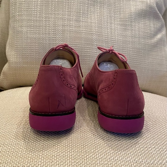 Cole Haan Oxford Gramercy Women's Size 8 Orchid Pink Cap Toe Lace Up /Spectator - Picture 4 of 14
